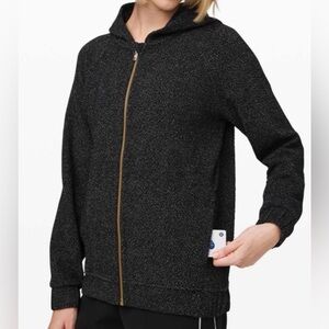 Women's Black Pave New Ways Lululemon Zip-Up Hoodie